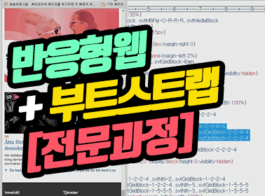 반응형웹 + 부트스트랩 [전문과정]