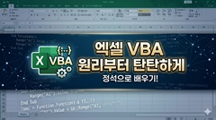 엑셀 VBA 원리부터 탄탄하게