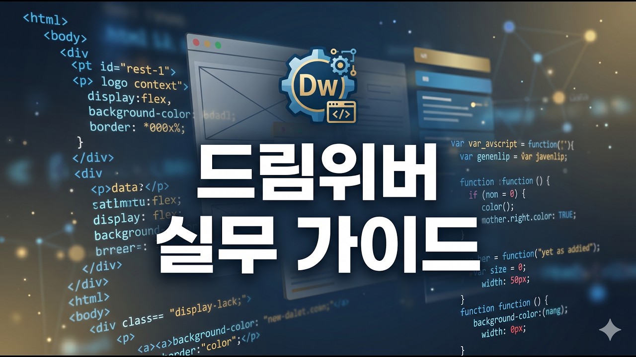드림위버 실무 가이드
